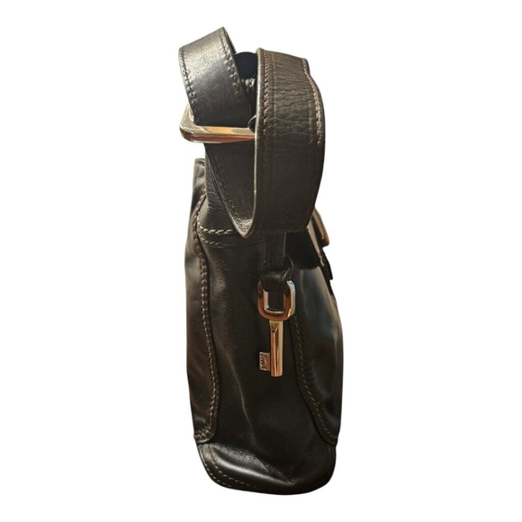 Women's Vintage Fossil Leather Crossbody Bag Black - Picture 5 of 16